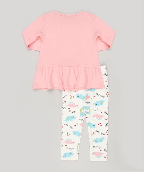 vestido com legging infantil