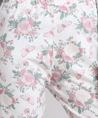 Pijama-Feminino--Be-Gentle-to-Yourself--com-Babado-Manga-Longa-Cinza-Mescla-9122672-Cinza_Mescla_4