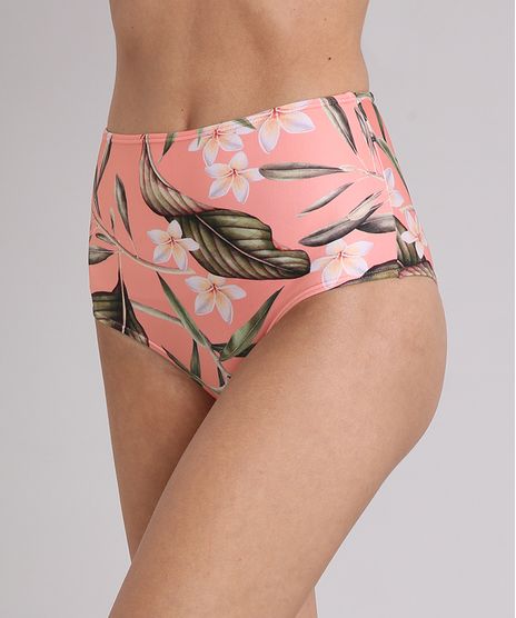 Biquini-Calcinha-Hot-Pant-Estampada-Floral-com-Protecao-UV50--Rose-9183368-Rose_1