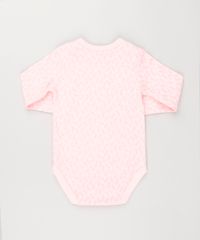 Body-Infantil-Estampado-de-Folhas-com-Raposa-Manga-Longa-Decote-Redondo-em-Algodao---Sustentavel-Rosa-Claro-8933876-Rosa_Claro_2