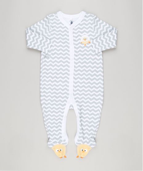 Macacao-Infantil-Pintinho-Estampado-Chevron-Manga-Longa-em-Algodao---Sustentavel-Off-White-8934338-Off_White_1