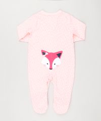 Macacao-Infantil-Raposa-Estampado-de-Folhas-Manga-Longa-em-Algodao---Sustentavel-Rosa-Claro-8934317-Rosa_Claro_2