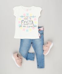 Blusa-Infantil--Vamos-pro-Arraia-que-a-Festa-Ja-Vai-Comecar--Manga-Curta-Decote-Redondo-em-Algodao---Sustentavel-Off-White-9231066-Off_White_3