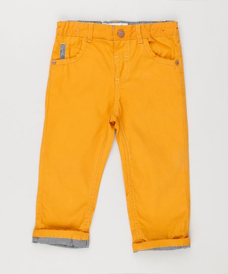 Calca-Color-Infantil-com-Barra-Dobrada-Listrada-Amarelo-Escuro-8950639-Amarelo_Escuro_1 Calca-Color-Infantil-com-Barra-Dobrada-Listrada-Amarelo-Escuro-8950639-Amarelo_Escuro_1