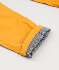 Calca-Color-Infantil-com-Barra-Dobrada-Listrada-Amarelo-Escuro-8950639-Amarelo_Escuro_4