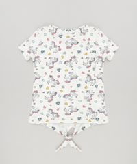 Blusa-Infantil-Estampada-de-Unicornio-com-Paete-Manga-Curta-Decote-Redondo-em-Algodao---Sustentavel-Off-White-9160824-Off_White_2
