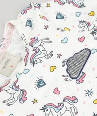 Blusa-Infantil-Estampada-de-Unicornio-com-Paete-Manga-Curta-Decote-Redondo-em-Algodao---Sustentavel-Off-White-9160824-Off_White_3