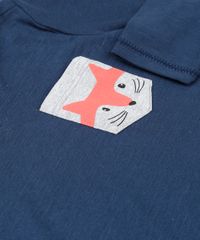 Camiseta-Infantil-com-Bolso-Estampado-Raposa-Manga-Longa-Gola-Careca-em-Algodao---Sustentavel-Azul-Marinho-9133429-Azul_Marinho_4