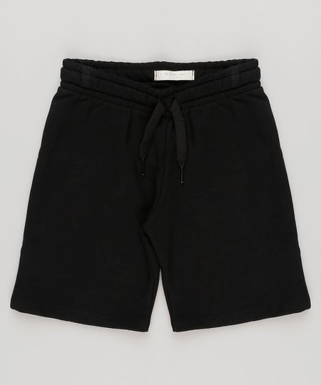 Bermuda-Infantil-Basica-em-Moletom-Preta-8467202-Preto_1