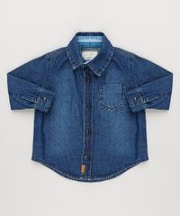 Camisa-Jeans-Infantil-com-Bolso-Manga-Longa-Azul-Escuro-8731194-Azul_Escuro_1