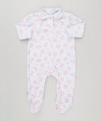 Macacao-Infantil-Estampado-de-Coroas-em-Plush-Manga-Longa-em-Algodao---Sustentavel-Cinza-Mescla-8793788-Cinza_Mescla_1