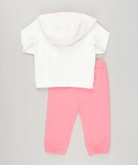 Conjunto-Infantil-de-Blusao-Margarida-com-Capuz-Off-White---Calca-em-Moletom-Rosa-8946704-Rosa_2