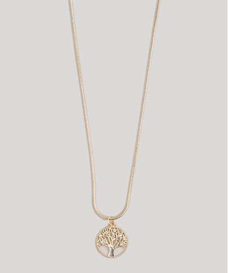 Colar-Feminino-com-Pingente-Arvore-da-Vida-com-Strass-Dourado-9120473-Dourado_1