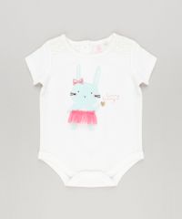 Body-Infantil-Coelho-com-Tule-Manga-Curta-Decote-Redondo-em-Algodao---Sustentavel-Off-White-8935397-Off_White_1