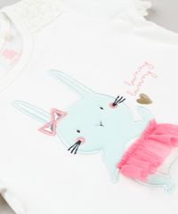 Body-Infantil-Coelho-com-Tule-Manga-Curta-Decote-Redondo-em-Algodao---Sustentavel-Off-White-8935397-Off_White_4
