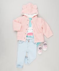 Body-Infantil-Coelho-com-Tule-Manga-Curta-Decote-Redondo-em-Algodao---Sustentavel-Verde-Claro-8935397-Verde_Claro_3