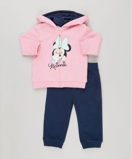 Conjunto-Infantil-de-Blusao-Minnie-com-Capuz-Rosa---Calca-em-Moletom-Azul-Marinho-8946702-Azul_Marinho_1