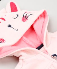 Conjunto-Infantil-Gatinha-de-Blusao-com-Capuz-e-Ziper---Calca-com-Bolso-em-Fleece-de-Algodao---Sustentavel-Rosa-Claro-8946706-Rosa_Claro_4