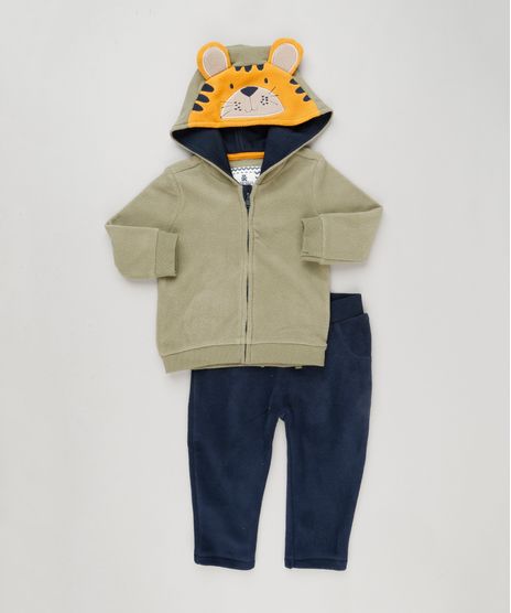 Conjunto-Infantil-Tigre-de-Blusao-com-Capuz-Verde---Calca-com-Bolso-em-Fleece-de-Algodao---Sustentavel-Azul-Marinho-8949660-Azul_Marinho_1