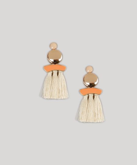 Brinco-Feminino-com-Tassel-Dourado-9158482-Dourado_1