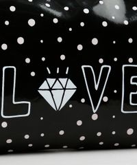 Necessaire-Feminina-Estampada-de-Poas--Love--Preta-9131573-Preto_3
