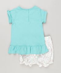 Conjunto-Infantil-de-Blusa--Happy-Baby-Girl--Manga-Curta-Verde---Short-Estampado-de-Coelho---Faixa-de-Cabelo-em-Algodao---Sustentavel-Off-White-8953276-Off_White_2