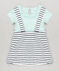 Conjunto-Infantil-de-Body-com-Babado-Manga-Curta-Verde---Salopete-Listrada-em-Algodao---Sustentavel-Off-White-8772946-Off_White_1
