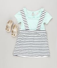Conjunto-Infantil-de-Body-com-Babado-Manga-Curta-Verde---Salopete-Listrada-em-Algodao---Sustentavel-Off-White-8772946-Off_White_3