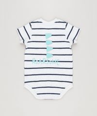 Body-Infantil-Listrado-Dinossauro-Manga-Curta-Gola-Careca-em-Algodao---Sustentavel-Cinza-Mescla-Claro-8942675-Cinza_Mescla_Claro_2