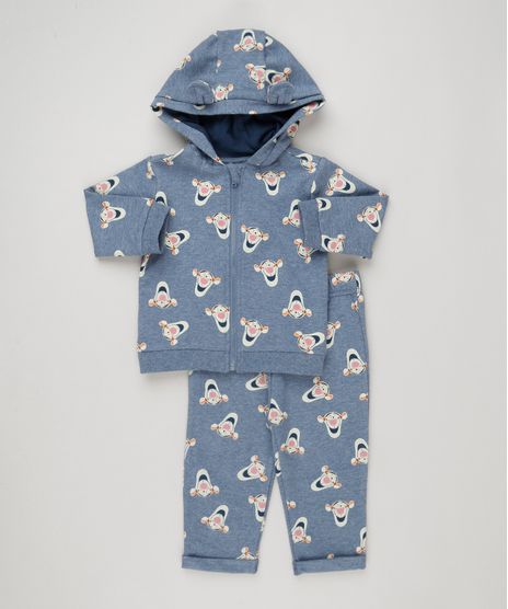 Conjunto-Infantil-Tigrao-de-Blusao-com-Capuz-e-Ziper---Calca-em-Moletom-Azul-8949658-Azul_1