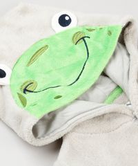 Macacao-Infantil-Sapo-com-Capuz-Manga-Longa-em-Fleece-com-Algodao---Sustentavel-Cinza-8949662-Cinza_3