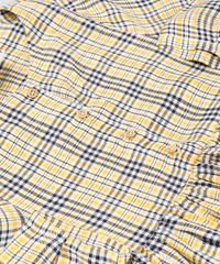 Vestido-Infantil-Xadrez-com-Botoes-Manga-Longa-Decote-Redondo-Amarelo-9033546-Amarelo_3