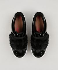 Tenis-Infantil-Molekinha-em-Verniz-com-Pelo-Preto-9180773-Preto_4