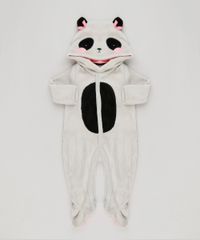 Macacao-Infantil-Panda-com-Capuz-Manga-Longa-em-Fleece-com-Algodao---Sustentavel-Cinza-8946707-Cinza_1