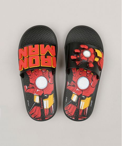 Chinelo-Slide-Infantil-Ipanema-Homem-de-Ferro-Preto-9100719-Preto_1