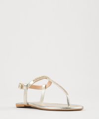 Rasteira-Infantil-com-Strass-Metalizada-Dourada-9133401-Dourado_2