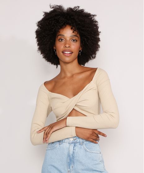 Blusa-Cropped-Canelada-com-Torcido-Manga-Longa-Decote-V-Kaki-9981203-Kaki_1