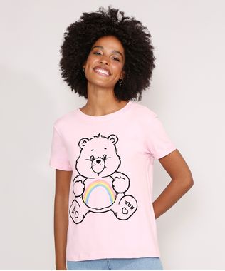 Camiseta-Ursinhos-Carinhoso-Manga-Curta-Decote-Redondo-Rosa-Claro-9981500-Rosa_Claro_1