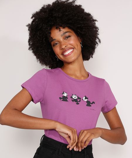 Camiseta-Gato-Felix-Manga-Curta-Decote-Redondo-Roxa-9985199-Roxo_1 Camiseta-Gato-Felix-Manga-Curta-Decote-Redondo-Roxa-9985199-Roxo_1