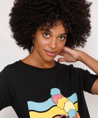 Camiseta-Stitch--Chillin---Manga-Curta-Decote-Redondo-Preta-9988728-Preto_6