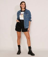 Camiseta-de-Algodao-Gato-com-Oculos--Tropicat--Manga-Curta-Decote-Redondo-Preta-9981735-Preto_3