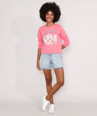 Blusa-de-Moletom-Looney-Tunes-Decote-Redondo-Rosa-9983711-Rosa_3