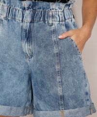 Short-Clochard-Jeans-Marmorizado-com-Barra-Dobrada-Cintura-Super-Alta-Azul-Claro-9985898-Azul_Claro_6