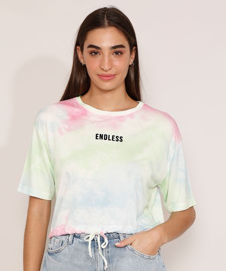 Camiseta-Cropped-Ampla-Estampada-Tie-Dye--Endless--Flocada-Manga-Curta-Decote-Redondo-Multicor-9981212-Multicor_1