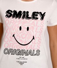 Camiseta-de-Algodao-Smiley-Flocada-Manga-Curta-Decote-Redondo-Off-White-9982633-Off_White_2