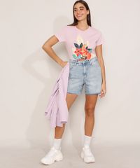 Camiseta-de-Algodao-Onca-com-Flores-Manga-Curta-Decote-Redondo-Lilas-9990243-Lilas_3