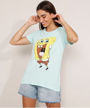 Camiseta-Bob-Esponja-Manga-Curta-Decote-Redondo-Azul-Claro-9988135-Azul_Claro_1