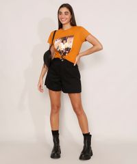 Camiseta-de-Algodao-da-Banda-Queen-Freddie-Mercury--I-Want-to-Break-Free--Manga-Curta-Decote-Redondo-Mostarda-9990829-Mostarda_3