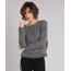 Sueter-Feminino-em-Trico-Felpudo-com-Lurex-Manga-Longa-Decote-Redondo-Cinza-8834894-Cinza_1