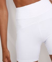 Bermuda-Ciclista-Texturizada-Esportiva-Ace-Cintura-Alta-Branca-9977141-Branco_4